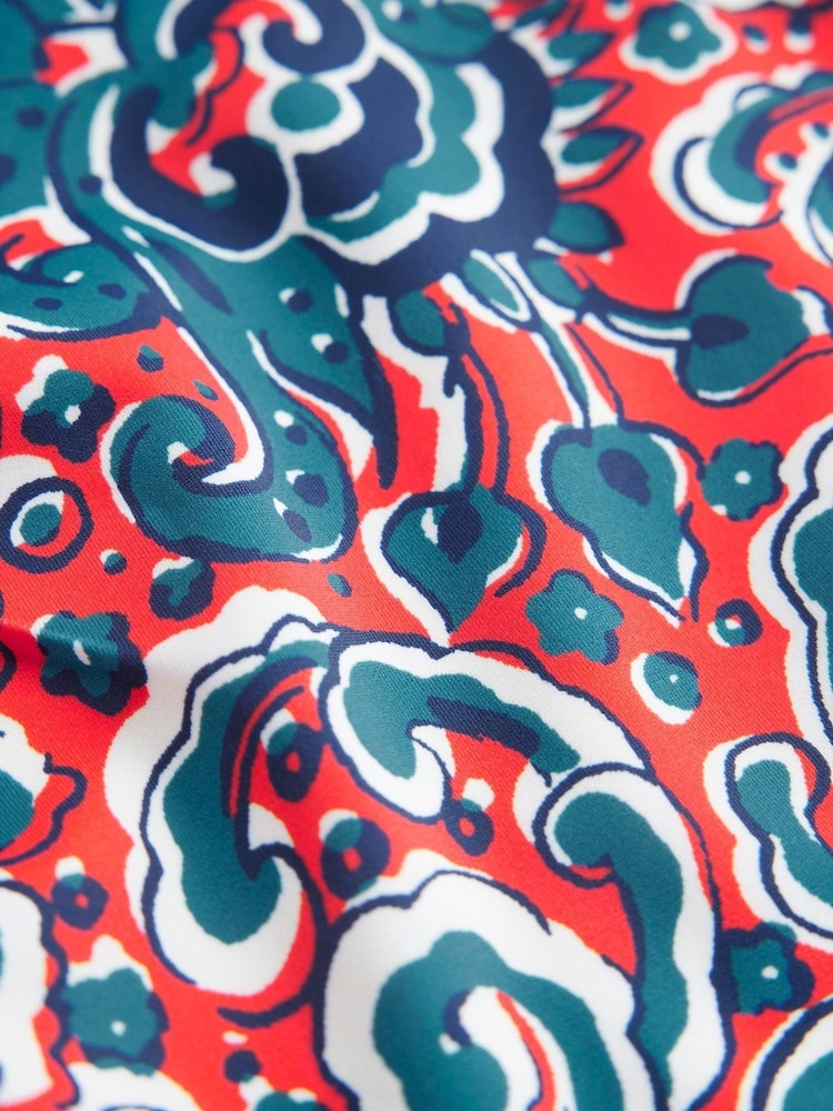 Boden Blue Scarf Bandeau Swimsuit - Image 6 of 6