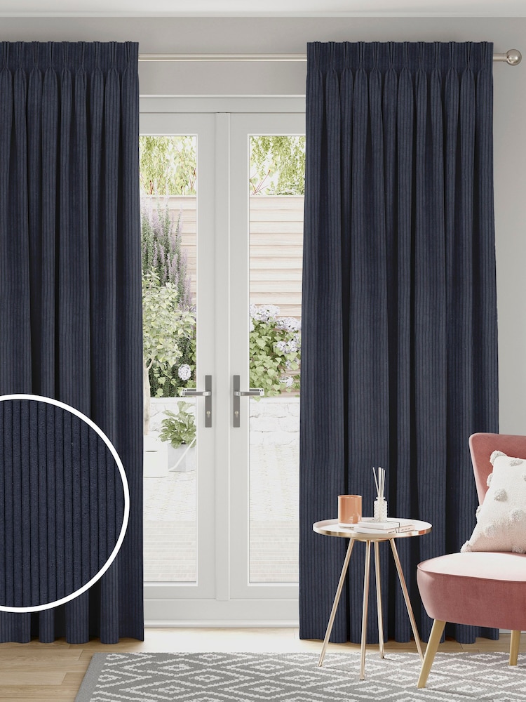Blue Jangga Made To Measure Curtains - Image 1 of 9