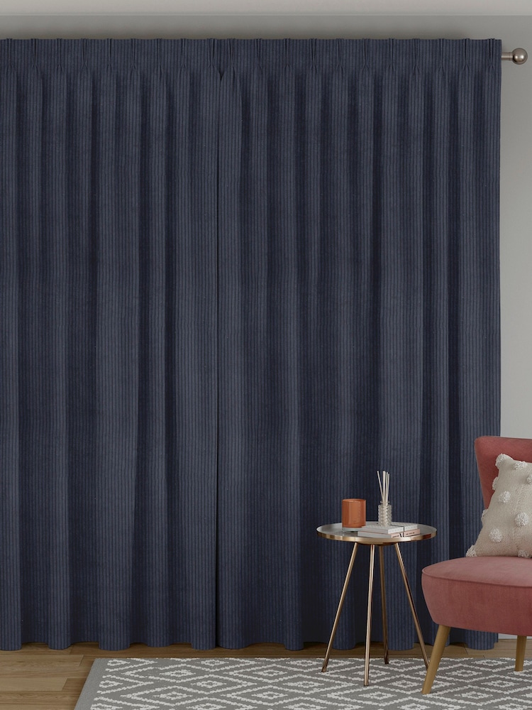 Blue Jangga Made To Measure Curtains - Image 2 of 9