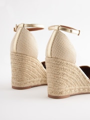 Gold Forever Comfort® Closed Toe High Wedges - Image 6 of 8