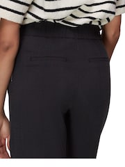 Whistles Jade Black Side Zip Trousers - Image 2 of 4