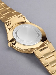 Accurist Classic Mens Gold Plated Stainless Steel Bracelet Analogue Watch - Image 3 of 7