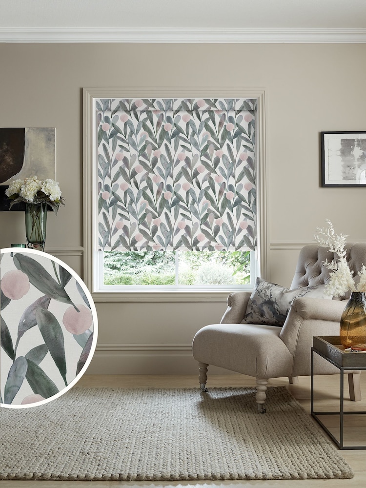 Voyage Granite Grey Blackout Enso Made to Measure Roller Blind - Image 1 of 6