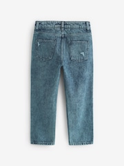 Teal Blue Distressed Mom Jeans (3-16yrs) - Image 2 of 3