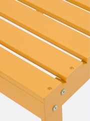 La Redoute Intérieurs Honey Yellow Zeda Acacia Footrest Table - Image 4 of 4