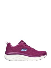 Skechers Purple D'Lux Walker Daily Beauty Womens Trainers - Image 1 of 5