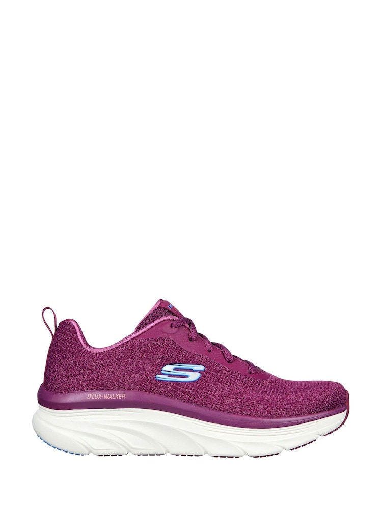 Skechers Purple D'Lux Walker Daily Beauty Womens Trainers - Image 1 of 5