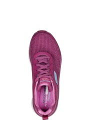 Skechers Purple D'Lux Walker Daily Beauty Womens Trainers - Image 4 of 5