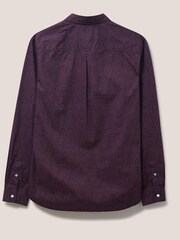 White Stuff Purple Party Floral Printed Shirt - Image 4 of 5