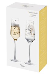 The DRH Collection Clear Set of 2 Skye Champagne Flutes - Image 3 of 3