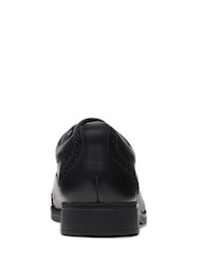 Clarks Black Multi Fit Leather Aubrie Tap Shoes - Image 6 of 7