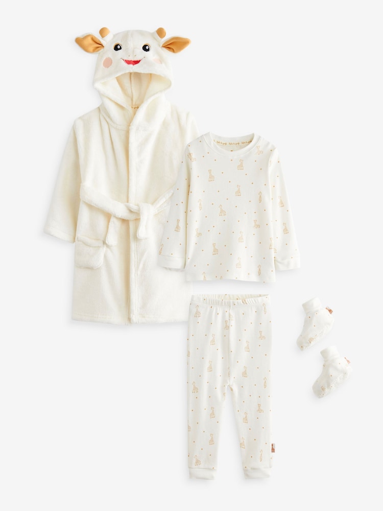 Sophie La Girafe Ceam Sleepsuit Hat And Blanket - Image 1 of 7