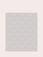 Laura Ashley Sugared Grey Coralie A4 Wallpaper Sample - Image 2 of 2