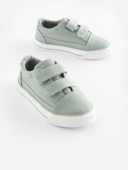 Sage Green Standard Fit (F) Strap Touch Fastening Shoes - Image 1 of 5