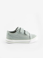Sage Green Standard Fit (F) Strap Touch Fastening Shoes - Image 2 of 5