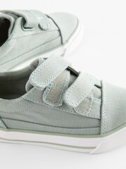 Sage Green Standard Fit (F) Strap Touch Fastening Shoes - Image 3 of 5