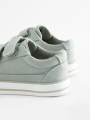 Sage Green Standard Fit (F) Strap Touch Fastening Shoes - Image 4 of 5