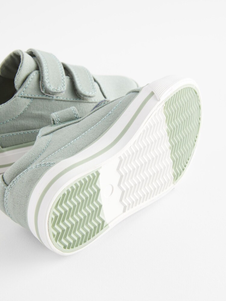 Sage Green Standard Fit (F) Strap Touch Fastening Shoes - Image 5 of 5