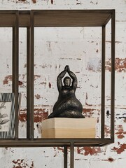 Libra Interiors Bronze Iris Praying Feminine Form Sculpture - Image 1 of 4