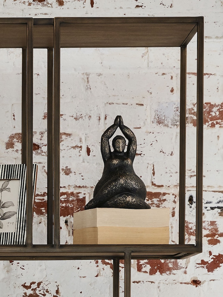 Libra Interiors Bronze Iris Praying Feminine Form Sculpture - Image 1 of 4