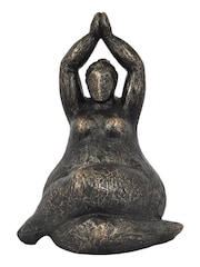 Libra Interiors Bronze Iris Praying Feminine Form Sculpture - Image 2 of 4