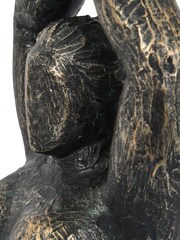 Libra Interiors Bronze Iris Praying Feminine Form Sculpture - Image 4 of 4