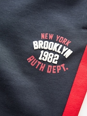 Navy Varsity Graphic Joggers (3-16yrs) - Image 3 of 3