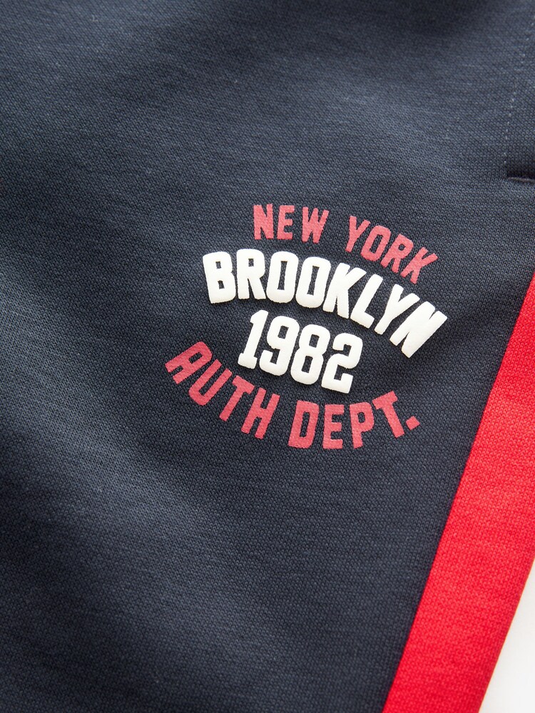Navy Varsity Graphic Joggers (3-16yrs) - Image 3 of 3 Navy Varsity Graphic Joggers (3-16yrs) - Image 3 of 3