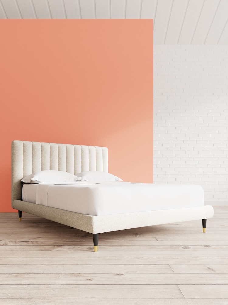 Swoon Houseweave Natural Chalk Porlock Bed - Image 1 of 8