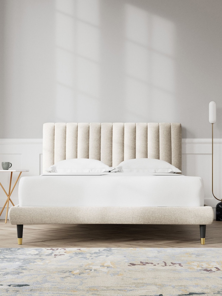 Swoon Houseweave Natural Chalk Porlock Bed - Image 2 of 8