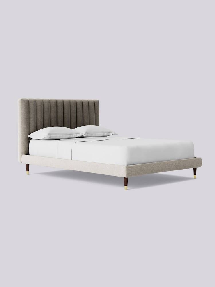 Swoon Houseweave Natural Chalk Porlock Bed - Image 3 of 8