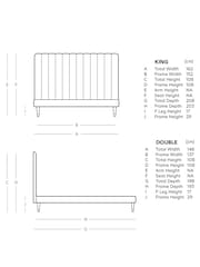 Swoon Houseweave Natural Chalk Porlock Bed - Image 8 of 8