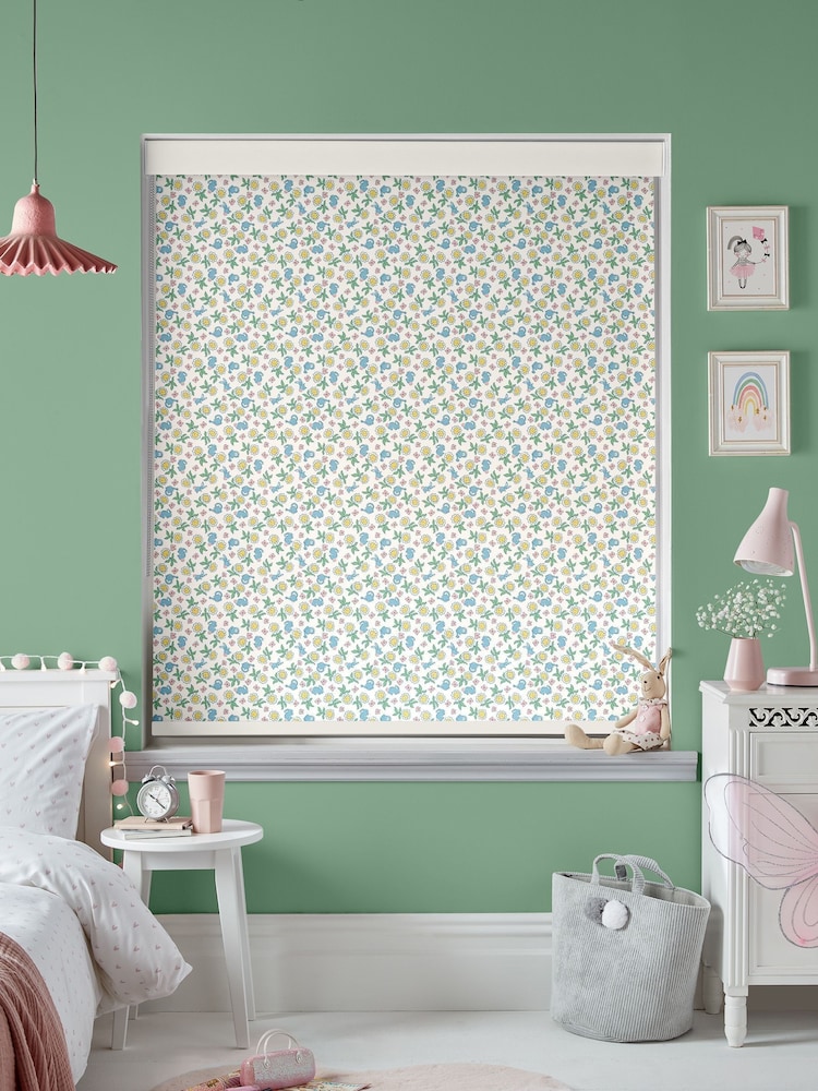 Cath Kidston Cream Kids Petal Flower Ditsy Made To Measure Roller Blinds - Image 2 of 6