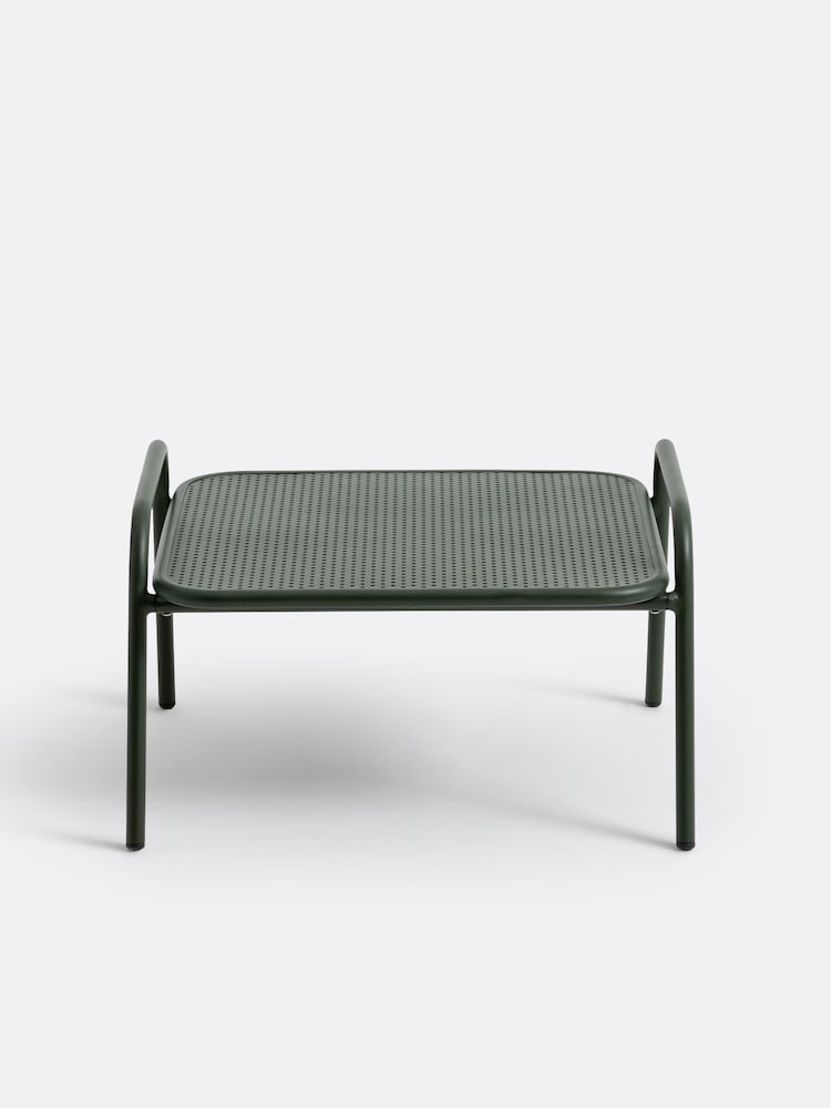 La Redoute Intérieurs Green Lysa Aluminium Coffee Table Footrest - Image 2 of 4 La Redoute Intérieurs Green Lysa Aluminium Coffee Table Footrest - Image 2 of 4