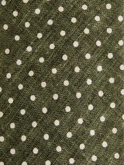 Reiss Green Mars Silk Polka Dot Tie - Image 5 of 5