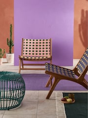 La Redoute Intérieurs Purple Bianca Low Garden Armchair - Image 1 of 3