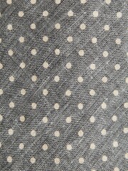 Reiss Grey Mars Silk Polka Dot Tie - Image 5 of 5