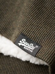 Superdry Green Essential Borg Lined Zip Hoodie - Image 9 of 9