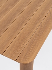 La Redoute Intérieurs Natural Alumio Aluminium 6 To 8 Seater Garden Table in Teak Decor - Image 3 of 5