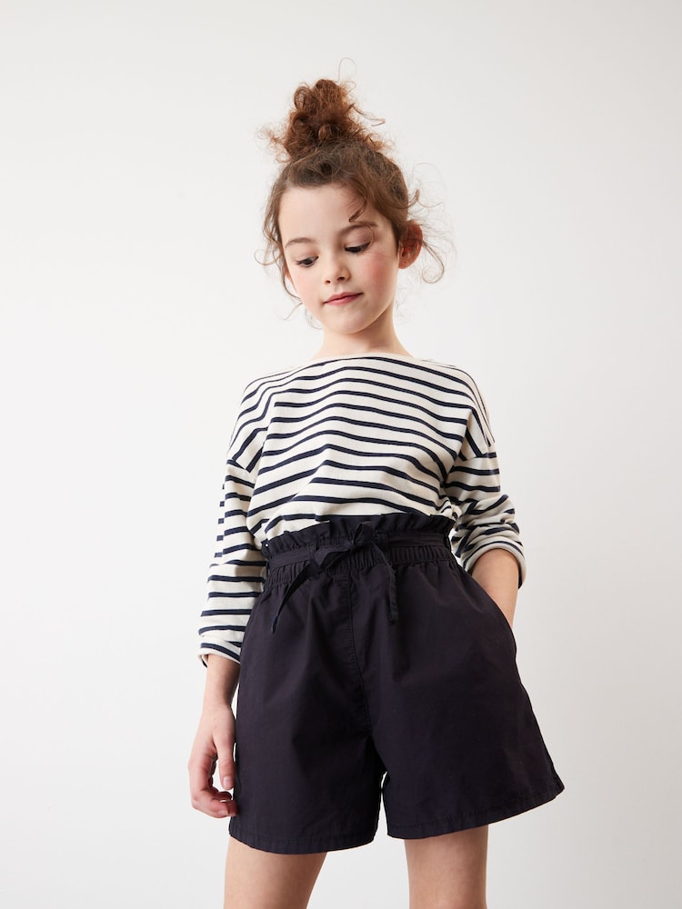 Black Parachute Cargo Shorts (3-16yrs) - Image 1 of 6