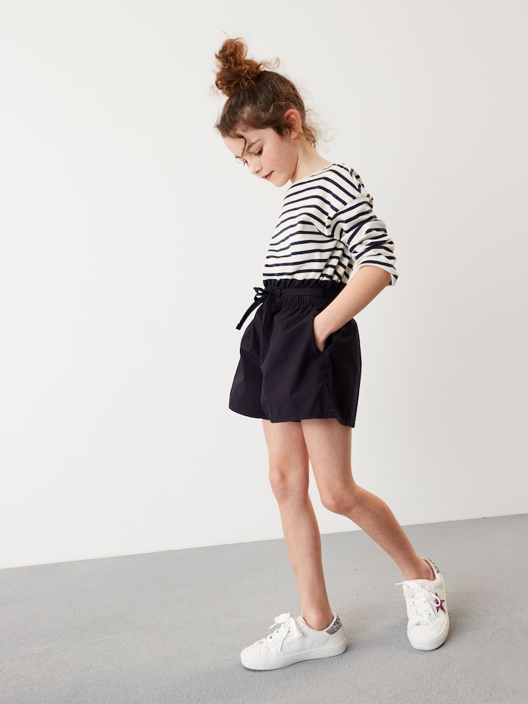 Black Parachute Cargo Shorts (3-16yrs) - Image 2 of 6