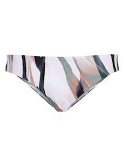 Mint Velvet Ecru/Green Green/Ecru Tummy Control Mid Waist Bikini Brief - Image 3 of 4
