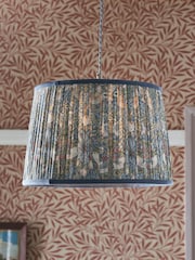 Morris & Co Green Strawberry Thief Pleated Easyfit Shade - Image 1 of 5