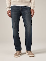 Blue Tint Straight Fit 100% Cotton Authentic Jeans - Image 1 of 11