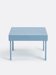 La Redoute Intérieurs GreyBlue Zeda Acacia Footrest Table - Image 2 of 5