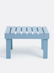 La Redoute Intérieurs GreyBlue Zeda Acacia Footrest Table - Image 3 of 5