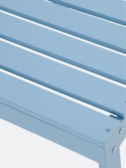 La Redoute Intérieurs GreyBlue Zeda Acacia Footrest Table - Image 5 of 5