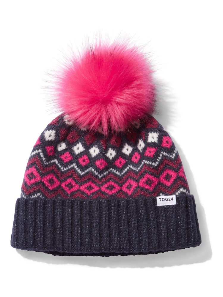 Tog 24 Blue Redmund Winter Knit Hat - Image 1 of 3 Tog 24 Blue Redmund Winter Knit Hat - Image 1 of 3