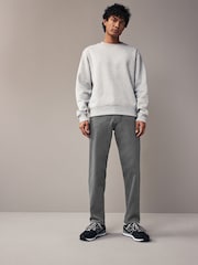 Grey Charcoal Slim Fit Comfort Stretch Jeans - Image 3 of 11