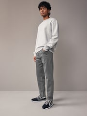 Grey Charcoal Slim Fit Comfort Stretch Jeans - Image 5 of 11